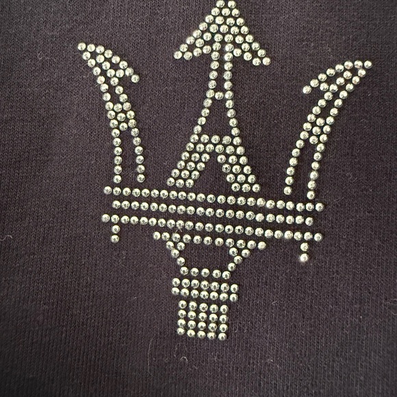 Maserati Black Zip-Up Jacket size M - Picture 4 of 5